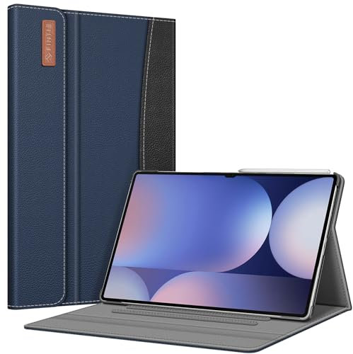 FINTIE Case for Samsung Galaxy Tab S8 Ultra 14.6 inch 2022 (Model SM-X900 / X906), Multiple Angle Portfolio Stand Cover with Pocket, Auto Sleep/Wake, Navy