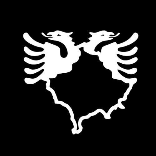 myrockshirt Kosovo Albanien Albaner umrisskarte 15 cm Aufkleber Sticker Autosticker Autoaufkleber freie Farbwahl