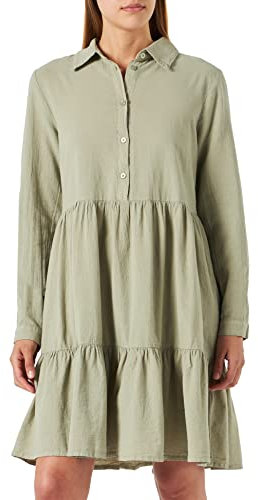 KAFFE Damen Kanaya Lässiges Kleid, Seagrass, 40