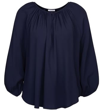 Seidensticker Damen Shirtbluse Bluse, Marineblau, 38