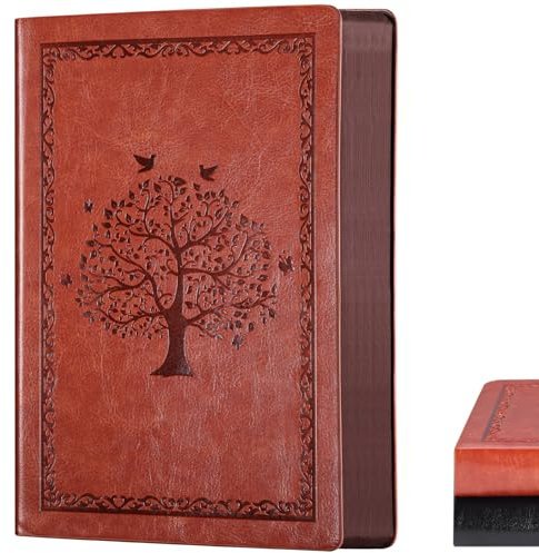 NATTHSWE Notizbuch A5 Liniert mit 300 Seiten & Softcover - 80g/m² Papier für Büro, Schule, Studium, Haushalt | Planungstagebuch, Business-Schreibbuch