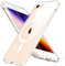 Hensinple Coque pour iPhone SE 2020/2022, iPhone 8/7, Protection écran Verre Trempé Magnétique, Anti-choc, Transparent