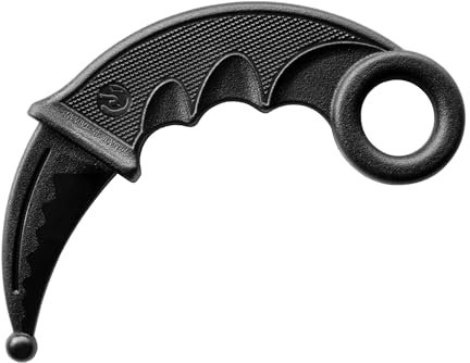 Sportech Italia - Coltello da Allenamento difesa personale Pugnale Curvo Karambit Knife in gomma Autodifesa addestramento arti marziali Silat e Kali self defense