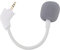 Micrófono de Juego de Repuesto para Auriculares para Kingston HyperX Cloud II Juegos, Micrófono con Cancelación de Ruido, Enchufe Chapado en Oro de 3,5 Mm