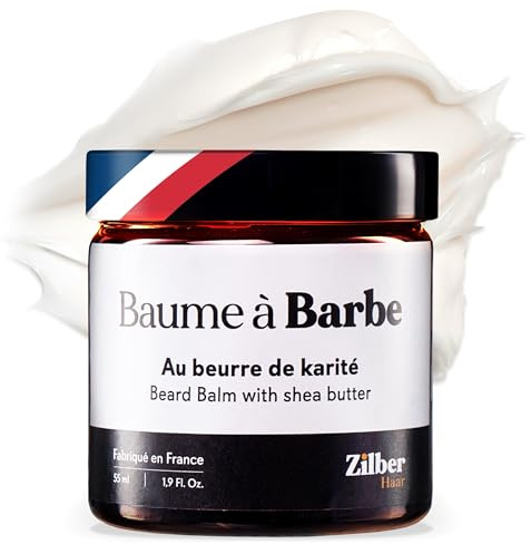 ZilberHaar - Bartbalsam mit Sheabutter und Bio-Kokosnuss- und Sonnenblumenöl - Vegan, 100% natürliche Inhaltsstoffe - 55 ml