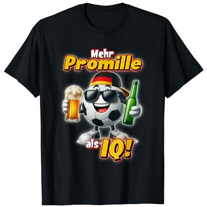 Mehr Promille als IQ, Malle Party , Apres Ski Party T-Shirt