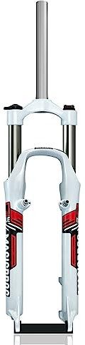 HerfsT Forcella MTB da 26 Pollici Forcella Anteriore per Bicicletta da Montagna 100mm Viaggio 1 1/8 Tubo Dritto QR Disco da 9 mm/V Freno Forcella in Lega di Alluminio