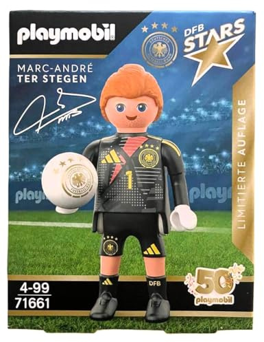 PLAYMOBIL Figurines de joueur DFB Stars au choix - Édition limitée pour l'Euro 2024 (71661 - Marc-André TER Stegen)