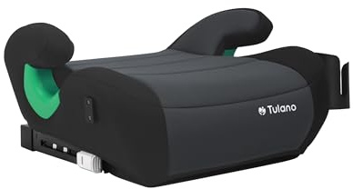 Tulano Cabby 35 Kindersitz - 15–36 kg - 125–150 cm ab 4 Jahren - ISOFIX | sichere Sitzerhöhung Auto Kinder - Vorwärtsgerichtet - ergonomisch gepolsterte Sitzfläche - waschbarer Bezug – Graphite