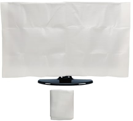 Foam Flat Screen TV Cover Fits Up to 36 H x 65 W Flat Screen TV,60-65 Inch Television Foam Cover for TV Protection During House Moving, Storage, or Home Renovation-1 Pack