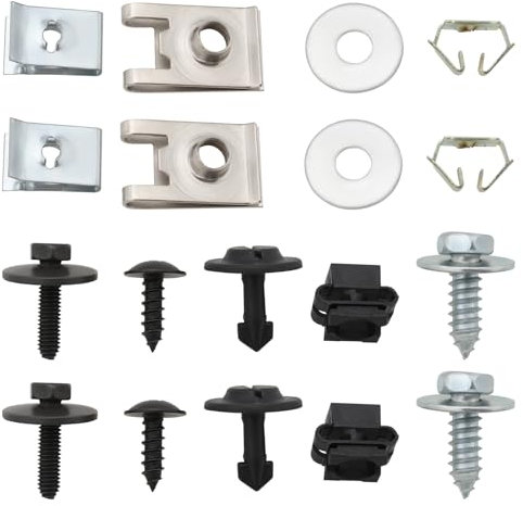 The Lord of the Tools 41 Stück Motorabdeckung Befestigungsclip Schrauben Kit Clips Set Befestigungsset Ersatzteil 170136467 Kompatibel mit Audi A6 C5 C6 TT 8N