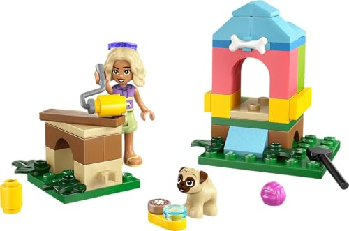 LEGO Friends Nova's Doghouse Building Paper Bag Set, 50 Pieces, Ages 5+, 30697