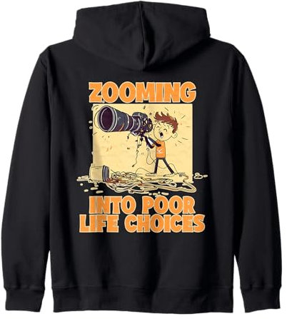 ZOOMING INTO POOR LIFE CHOICES Kapuzenjacke