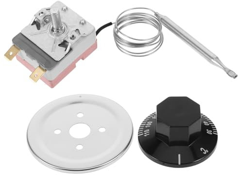 FOYTOKI Thermostat Control Ersatz Für Heizkörper Mit Temperaturregler Und Drehregler Platzsparende Lösung Für Kleine Häuser Und Wohnungen