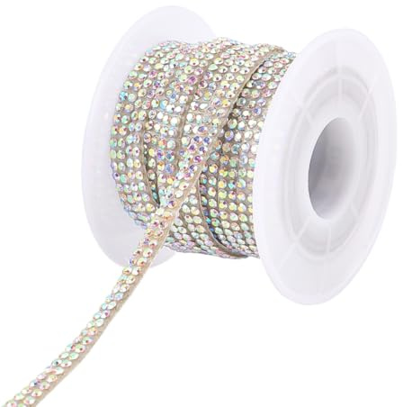 GORGECRAFT 5Ms Bling Auto Zierleiste Selbstklebender Streifen 5mm Glas Strass Kristallband Auto Armaturenbrett Linienform Aufkleber Auto Innen Und Außenzubehör Für Fahrzeugtelefon Heimdekoration