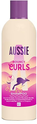 Aussie Definiertes Shampoo ohne Sulfate, gegen Frizz, lockiges Haar, 300 ml | Sanfte Reinigung von Wellen und Spiralen, vegan und Cruelty-Free