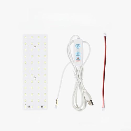 Kit de panneau lumineux LED pour impression 3D, réalisateur de photos en relief transparent avec luminosité réglable et alimentation USB-C, compatible avec les projets de bricolage (KC010)