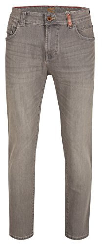 camel active Herren Straight Jeans 5z34, Grau (GREY USED 7), 40W / 32L