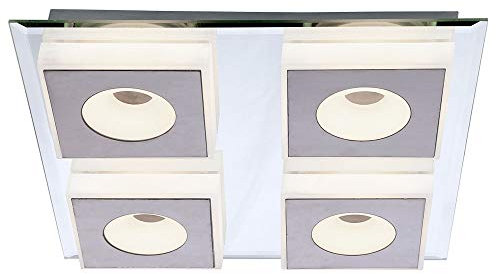 LED Design Decken Lampe Wohn Arbeits Zimmer Beleuchtung Spiegel Leuchte Globo 41113-4