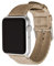 Archer Watch Straps - Uhrenarmbänder aus Nylon-Sitzgurtmaterial für Apple Watch (Khaki/Edelstahl, 44/45/46/49mm)