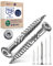 Terrassenschrauben 5x60 Edelstahl A2 Linsenkopfschrauben Torx Schrauben 5mm stark 200 Stück Holzschrauben Torx 60mm lang Edelstahlschrauben Holz