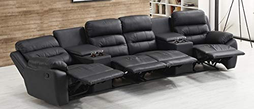 Mapo Möbel Ledersofa Kinosofa Fernsehsofa 5131-Cup-42-S