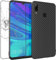 ebestStar - Coque pour Huawei P Smart 2019, Etui Protection Motif Carbone, Antichoc Souple TPU, Noir + Verre Trempé