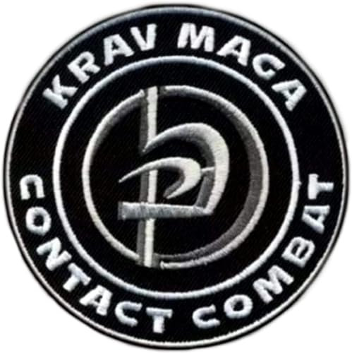 Krav MAGA Contact Combat Patch (3.2) Bestickter Aufnäher zum Aufbügeln oder Aufnähen, israelisches Kampfsport-Emblem, DIY-Geschenk-Patches