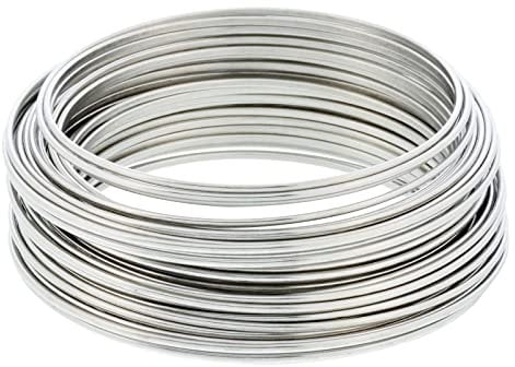 1.2mm 304 Stainless Steel Wire 16Ft for DIY Manual Arts and Crafts Wire Bailing Wire Sculpting Wire Artistic Wire Jewelry Making Wire Twine Bonsai Training Wire Garden Wire