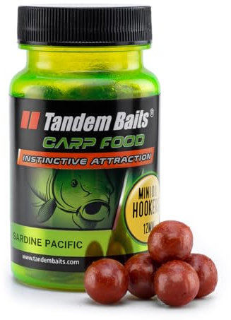 Tandem Baits Karpfen Futter Angelfutter Hakenköder Carp Food Mini Oil Hookers 12 mm 50 g Pazifische Sardine