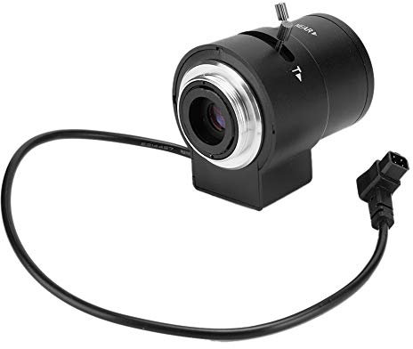 Auto Iris Lens, 720P Focal Length CCTV HD Auto Aperture Zoom Lens CS Mount Camcorder Lens Replacement Camera Lens Auto Iris Zoom Lens for Surveillance Security Camera