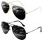 GQUEEN Pilotenbrille Herren Damen Polarisierte Sonnenbrille Pilot Leichte Metalllegierung 58MM 62MM UV400