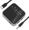 Bluetooth Audio Adapter 2 in 1, Bluetooth Empfänger Receiver 5.2 mit 3.5mm Audio-Kabel, Geringe Latenz Drahtloser Audio Adapter für TV, PC, Bluetooth Lautsprecher (Schwarz)