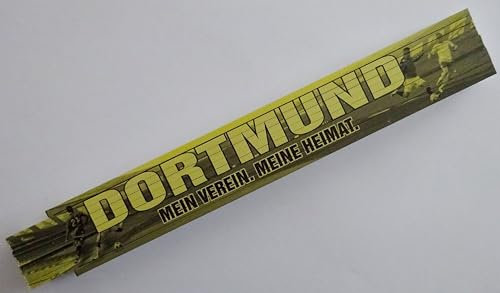 Zollstock Gliederstab Meterstab 2m - Dortmund mein Verein meine Heimat Sport Spiel Fan