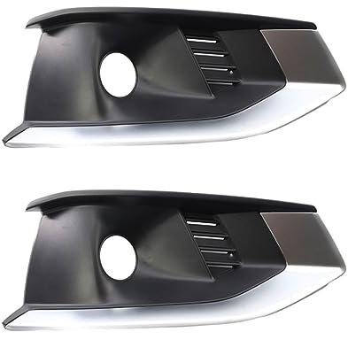 KAMNIK Nebelscheinwerfer Gitter für Audi A4 B9.5 2020 2021 2022,Auto Front Nebel Licht Lampe Abdeckung Trim