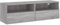 vidaXL TV Wandschrank, TV Schrank mit viel Stauraum, Wandmontage Fernsehschrank Regal, Hängeschrank TV Möbel, Modern, Grau Sonoma Holzwerkstoff
