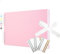 Vienrose Album Fotografico Scrapbook fai da te con 40 Pagine Bianche Spiralalbum per Baby Shower, Matrimonio e Compleanno, 29x21,5 cm Rosa