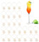 MOSNLEILA 26 Pieces Wine Glass Charms Wine Charms for Stem Glasses Wine Glass Markers Wine Glass Identifier Charms Drink Markers Wine Glass Tags for Christmas Wine Party Decorations （Metal Letters）