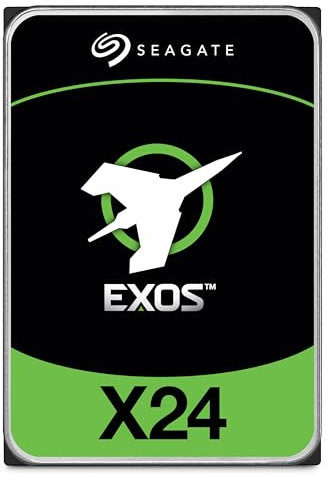 Seagate Exos X24 ST24000NM007H Enterprise Interne Festplatte, 24 TB, 12 GB/s SAS, 7200 U/min, 2,5 m MTBF
