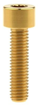 Bullone In Titanio M7/M8X15 20 25 30 32 35 40 43 45 50 60 70Mm Vite Per Bicicletta Moto Vite In Titanio, Oro, M8,25mm