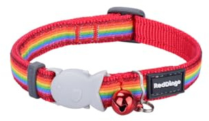 Red Dingo Hundehalsband im Regenbogen-Stil, 41-63 cm