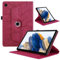 TEDTIKJT Coque pour Tablette Lenovo M10 Plus (2nd Gen) 10.3 2020 (TB-X606F/TB-X606X) Tablette Coque étuis Cuir 360°Rotatif Multi-Angle Stand Flip Housse Cover Lenovo M10 Plus Gen 2,Rouge Arbres