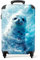 NoBoringSuitcases.com Valise Enfant, Valise Cabine, Valise Cabine Enfant, Bagages Enfant, Valise Enfant Roulette, Valise pour Enfant, Petite Valise, Valise Cabine 55x35x25cm (Bébé Phoque - Bleu)