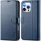 TUCCH Wallet Case for iPhone 16 Pro Max (6.9) 2024, PU Leather Case with [RFID Blocking] Card Slots[Shockproof TPU] Kickstand, Magnetic Book Folio Cover Compatible with iPhone 16 Pro Max, Dark Blue