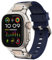 FiNESTONE Armband für Apple Watch Ultra 2 und Ultra – Fluorkautschuk (FKM) Sportarmband, Metallanschluss, 49 mm, für Apple Watch Ultra 2/Ultra/Serie 9/8/7/6/5/4/3/2/1/SE, 45 mm, 44 mm, 42 mm