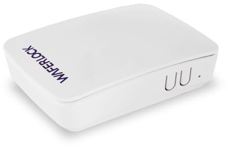 Gateway/Hub con Cable WAFERLOCK R400 - Compatible con el Cilindro de Cerradura Inteligente Zigbee C760, Control Remoto fácil a través de la aplicación WAFERKEY, conexión por Cable fiable