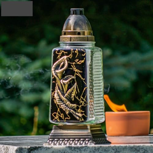 Verschiedene Modelle Grableuchte Grablaterne Grablampe Grablicht + zusätzlich Grabkerze Light-Tribe (LT29)