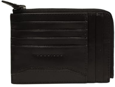 The Bridge Porte-cartes Noir Ligne Filippo en Cuir pour Homme, Noir , Taglia Unica