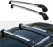Galerie De Toit Barres De Toit en Alliage D'aluminium, 2 Pièces, Barres Latérales, Traverses, Porte-Bagages, pour Peugeot 5008 2016 2018 2019 2022 Barres De Toit Railing(Black Silver)