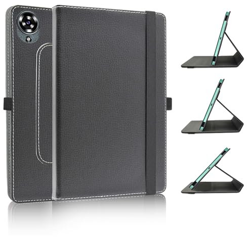 JRTAL Compatibile for OUKITEL OT11 Funda，OUKITEL OT12 Funda，ProRotación de 360 Grados Carcasa con Función de Stand Soporte Cover para OUKITEL OT11 / OUKITEL OT12 11 Tablet - Negro